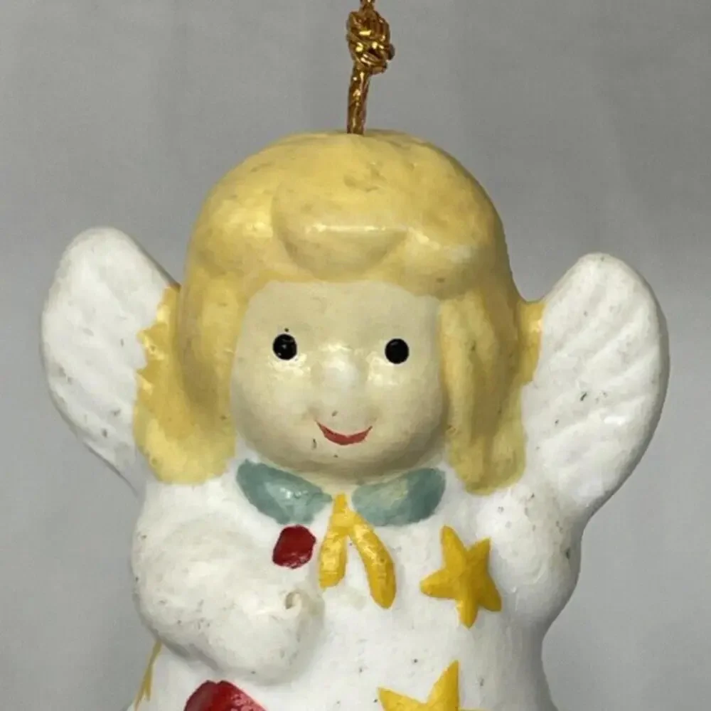 Hand Painted‎ Ceramic Christmas Ornaments Vintage Mixed LOT of 10